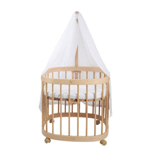 Load image into Gallery viewer, Tweeto Baby Bed Canopy White 100% Linen