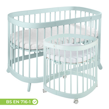 Load image into Gallery viewer, Tweeto 7 in 1 Baby Cot Tiffany Multifunctional