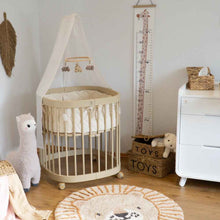 Load image into Gallery viewer, Tweeto 7 in 1 Baby Cot Oat Milk Multifunctional