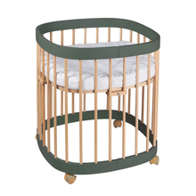 Load image into Gallery viewer, Tweeto 7 in 1 Baby Cot Forest Lights Multifunctional