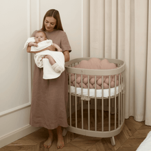 Load image into Gallery viewer, Tweeto 7 in 1 Baby Cot Oat Milk Multifunctional