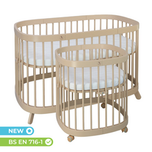 Load image into Gallery viewer, Tweeto 7 in 1 Baby Cot Oat Milk Multifunctional