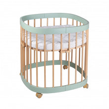 Load image into Gallery viewer, Tweeto 7 in 1 Baby Cot Eucalyptus/Natural Multifunctional