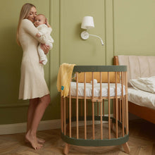 Load image into Gallery viewer, Tweeto 7 in 1 Baby Cot Forest Lights Multifunctional