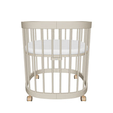 Load 3D model into Gallery viewer, Tweeto 7 in 1 Baby Cot Oat Milk Multifunctional