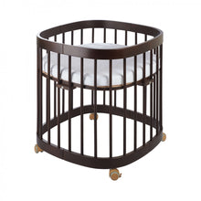 Load 3D model into Gallery viewer, Tweeto 7 in 1 Baby Cot Walnut Multifunctional
