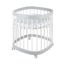 Load 3D model into Gallery viewer, Tweeto 7 in 1 Baby Cot Gray/White Multifunctional