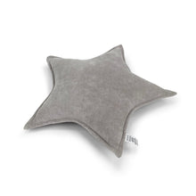 Load image into Gallery viewer, Star Protective Cot Velour Pillow Grey