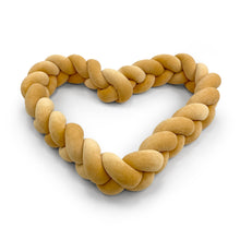 Load image into Gallery viewer, Braided Protective Velour Bumper Mustard Yellow