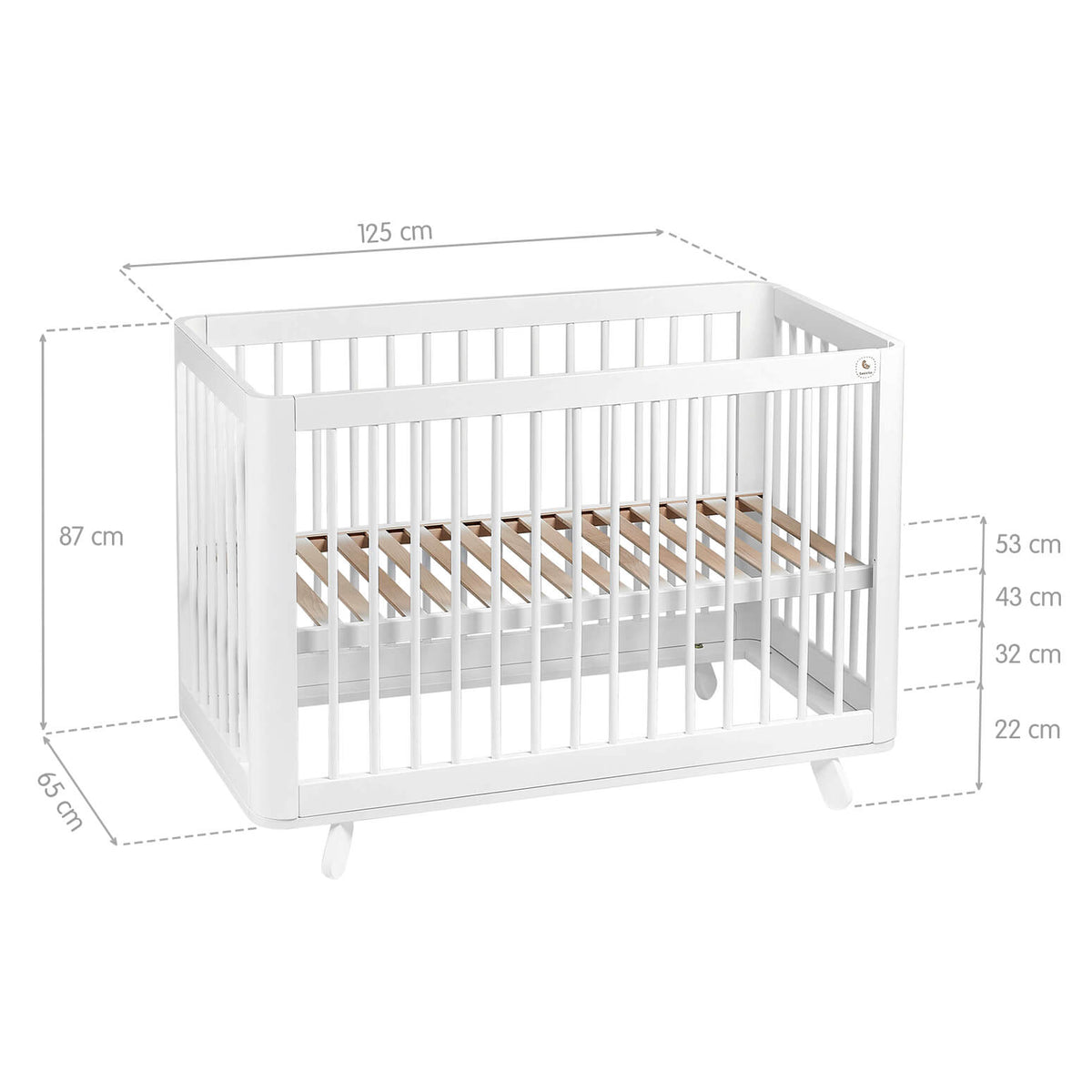 Baby cheap cot dimensions