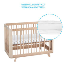 Load image into Gallery viewer, Tweeto Kube 3in1 Baby Cot Natural