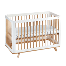 Load image into Gallery viewer, Tweeto Kube 3in1 Baby Cot Natural/White
