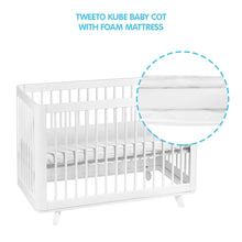 Load image into Gallery viewer, Tweeto Kube 3in1 Baby Cot White
