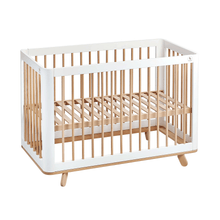 Load image into Gallery viewer, Tweeto Kube 3in1 Baby Cot Natural/White