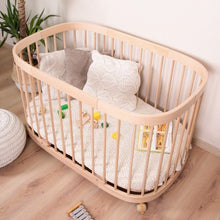 Load image into Gallery viewer, Tweeto 7 in 1 Baby Cot Natural Multifunctional