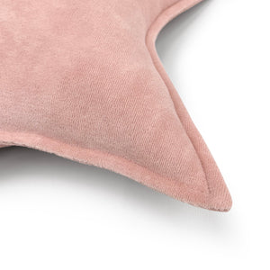 Star Protective Cot Velour Pillow Pink