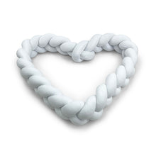 Load image into Gallery viewer, Braided Protective Velour Bumper White