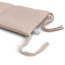 Load image into Gallery viewer, Quilted waffle cot protective bumper pink