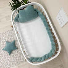 Load image into Gallery viewer, Braided Protective Velour Bumper Mint