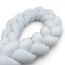 Load image into Gallery viewer, Braided Protective Velour Bumper White