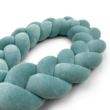 Load image into Gallery viewer, Braided Protective Velour Bumper Mint