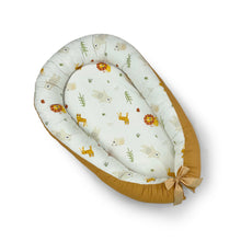 Load image into Gallery viewer, Waffle Cocoon Baby Nest Safari