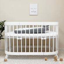 Load image into Gallery viewer, Cocoon Baby Nest Grey Clouds with Moon