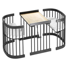 Load image into Gallery viewer, Tweeto 7 in 1 Baby Cot Gray Multifunctional