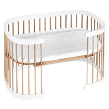 Load image into Gallery viewer, Tweeto 7 in 1 Baby Cot White/Natural Multifunctional