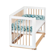Load image into Gallery viewer, Tweeto Kube 3in1 Baby Cot Natural/White