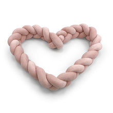 Load image into Gallery viewer, Braided Protective Velour Bumper Pink
