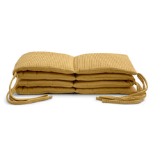 Load image into Gallery viewer, Quilted waffle cot protective bumper mustard yellow