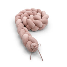 Load image into Gallery viewer, Braided Protective Velour Bumper Pink