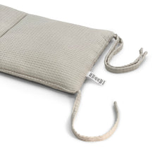 Load image into Gallery viewer, Quilted waffle cot protective bumper grey
