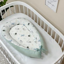 Load image into Gallery viewer, Waffle Cocoon Baby Nest Dino