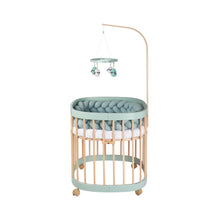 Load image into Gallery viewer, Tweeto 7 in 1 Baby Cot Eucalyptus/Natural Multifunctional