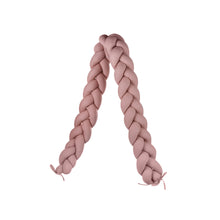 Load image into Gallery viewer, Braided Protective Cot Bumper - dusky pink