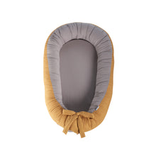 Load image into Gallery viewer, Waffle Baby Cocoon Nest - mustard yellow