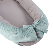 Load image into Gallery viewer, Waffle Baby Cocoon Nest - mint