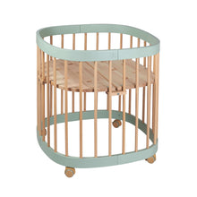 Load image into Gallery viewer, Tweeto 7 in 1 Baby Cot Eucalyptus/Natural Multifunctional