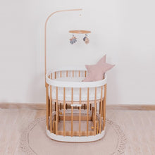 Load image into Gallery viewer, Tweeto Baby Cot Rocking Mechanism Walnut