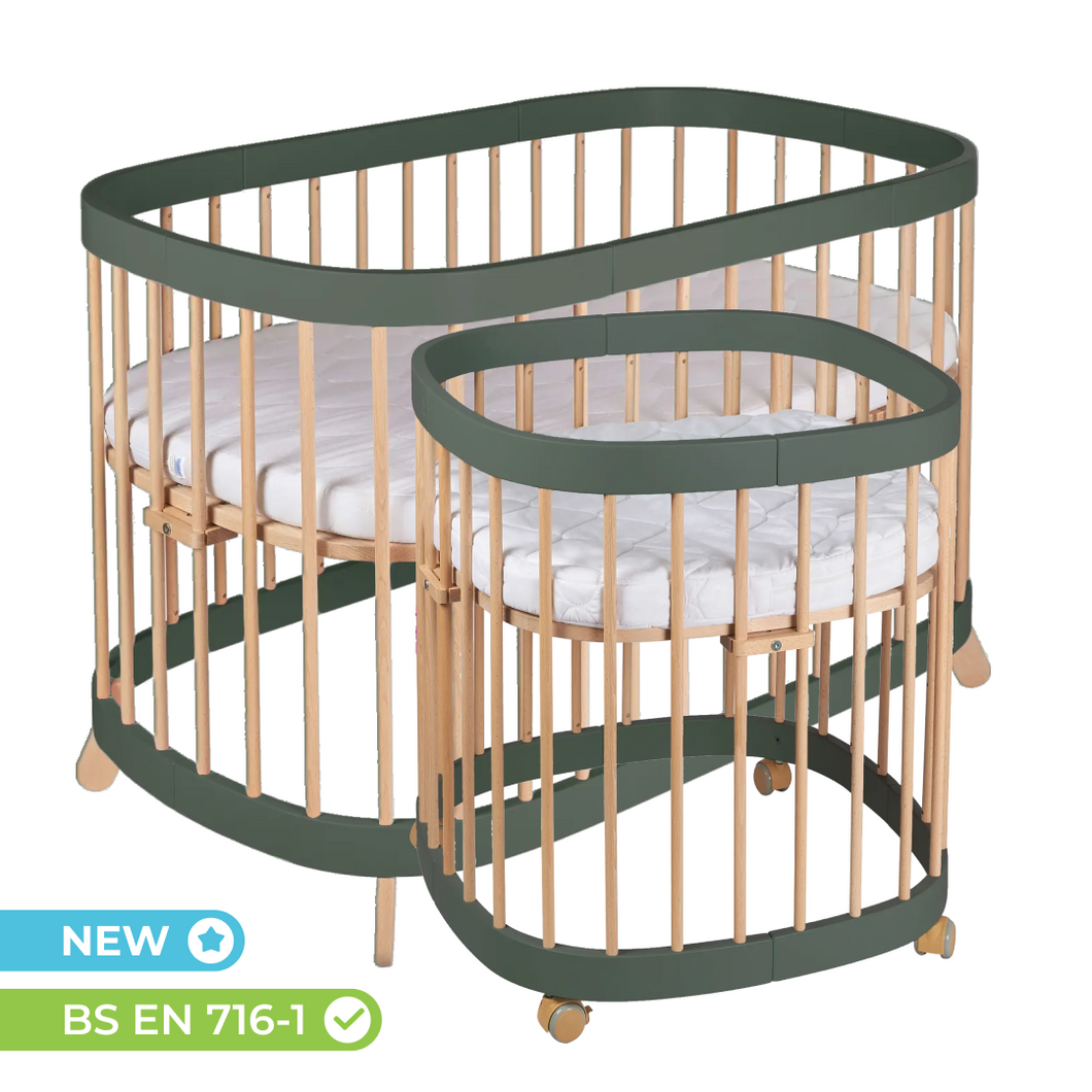 Tweeto 7 in 1 Baby Cot Forest Lights Multifunctional