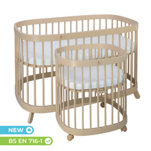 Load image into Gallery viewer, Tweeto 7 in 1 Baby Cot Oat Milk Multifunctional
