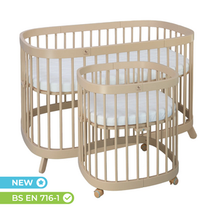 Tweeto 7 in 1 Baby Cot Oat Milk Multifunctional