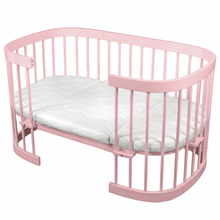 Load image into Gallery viewer, Tweeto 7 in 1 Baby Cot Rose Multifunctional
