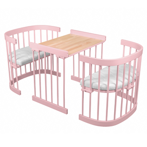 Tweeto 7 in 1 Baby Cot Rose Multifunctional