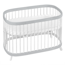 Load image into Gallery viewer, Tweeto 7 in 1 Baby Cot Gray/White Multifunctional
