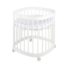 Load 3D model into Gallery viewer, Tweeto 7 in 1 Baby Cot White Multifunctional
