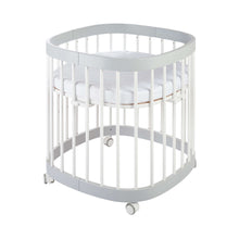 Load 3D model into Gallery viewer, Tweeto 7 in 1 Baby Cot Gray/White Multifunctional
