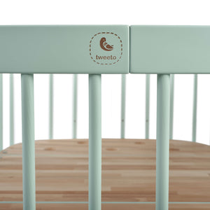 Tweeto 7 in 1 Baby Cot Eucalyptus/Natural Multifunctional